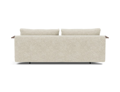 RECAST PLUS Sofa Bed, Walnut, back view