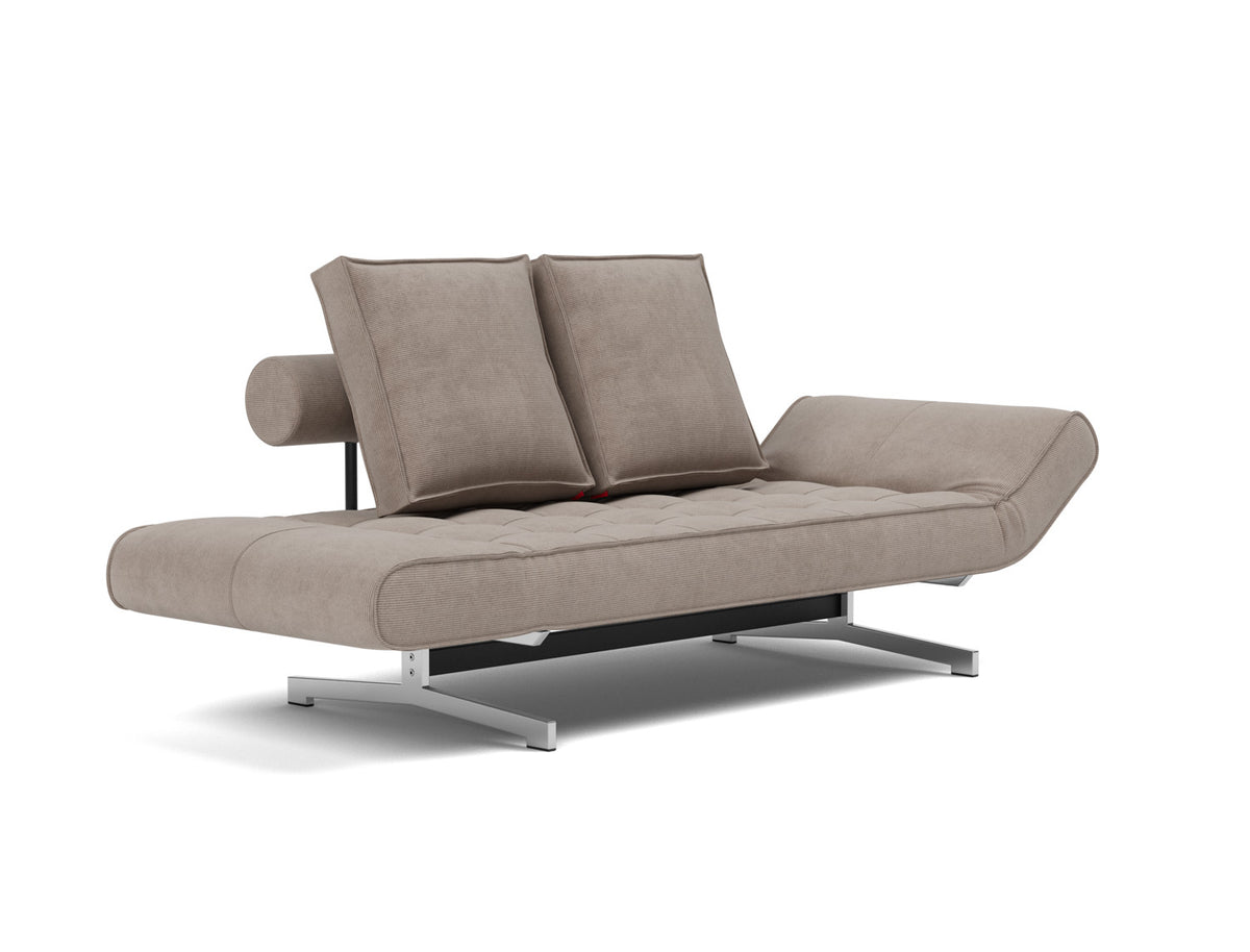 GHIA Daybed Chrome, lounge position
