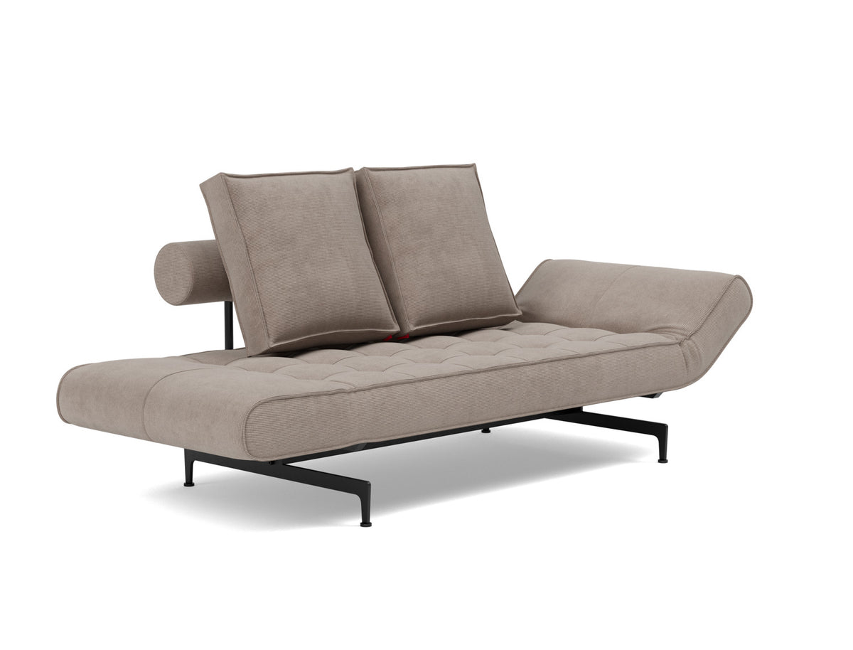 GHIA Daybed Black Laser, lounge position