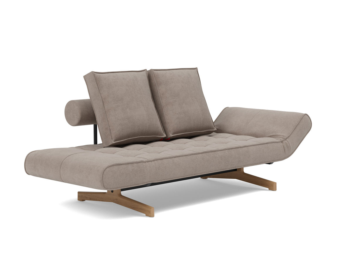 GHIA Daybed Oak, lounge position