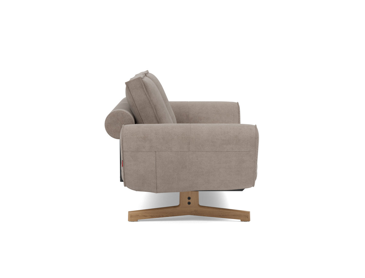 GHIA Daybed Oak, side view