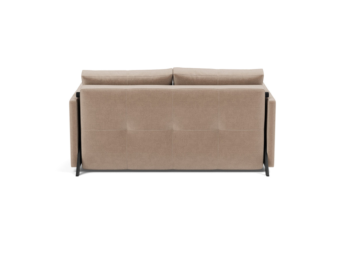 CUBED Sofa Bed with Arm Rests, back view