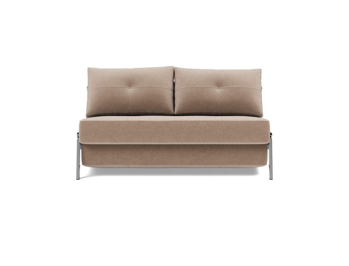 CUBED Sofa Bed Chrome, front