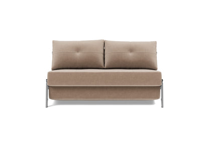 CUBED Sofa Bed Chrome, front