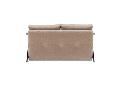 CUBED Sofa Bed Chrome, back view