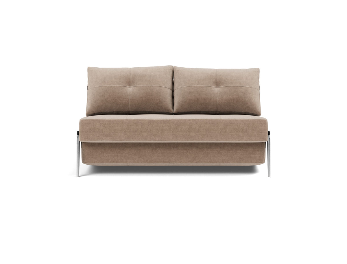 CUBED Sofa Bed Aluminium, front