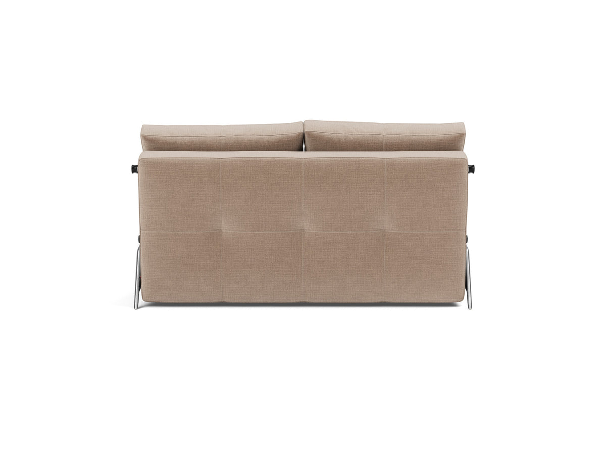 CUBED Sofa Bed Aluminium, back view