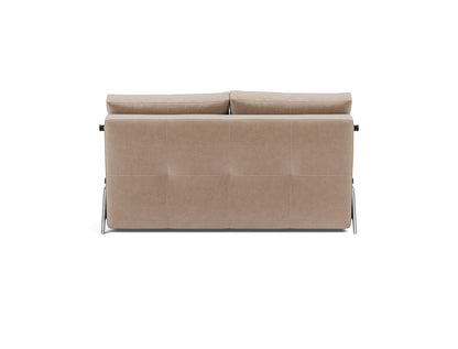 CUBED Sofa Bed Aluminium, back view