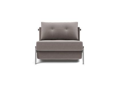 CUBED Chair Bed Chrome 90x200CM