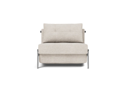 CUBED Chair Bed Chrome 90x200CM