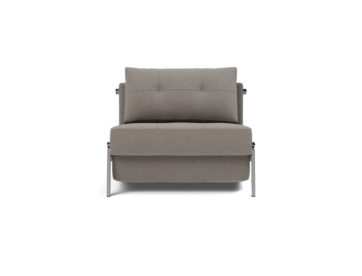 CUBED Chair Bed Chrome 90x200CM