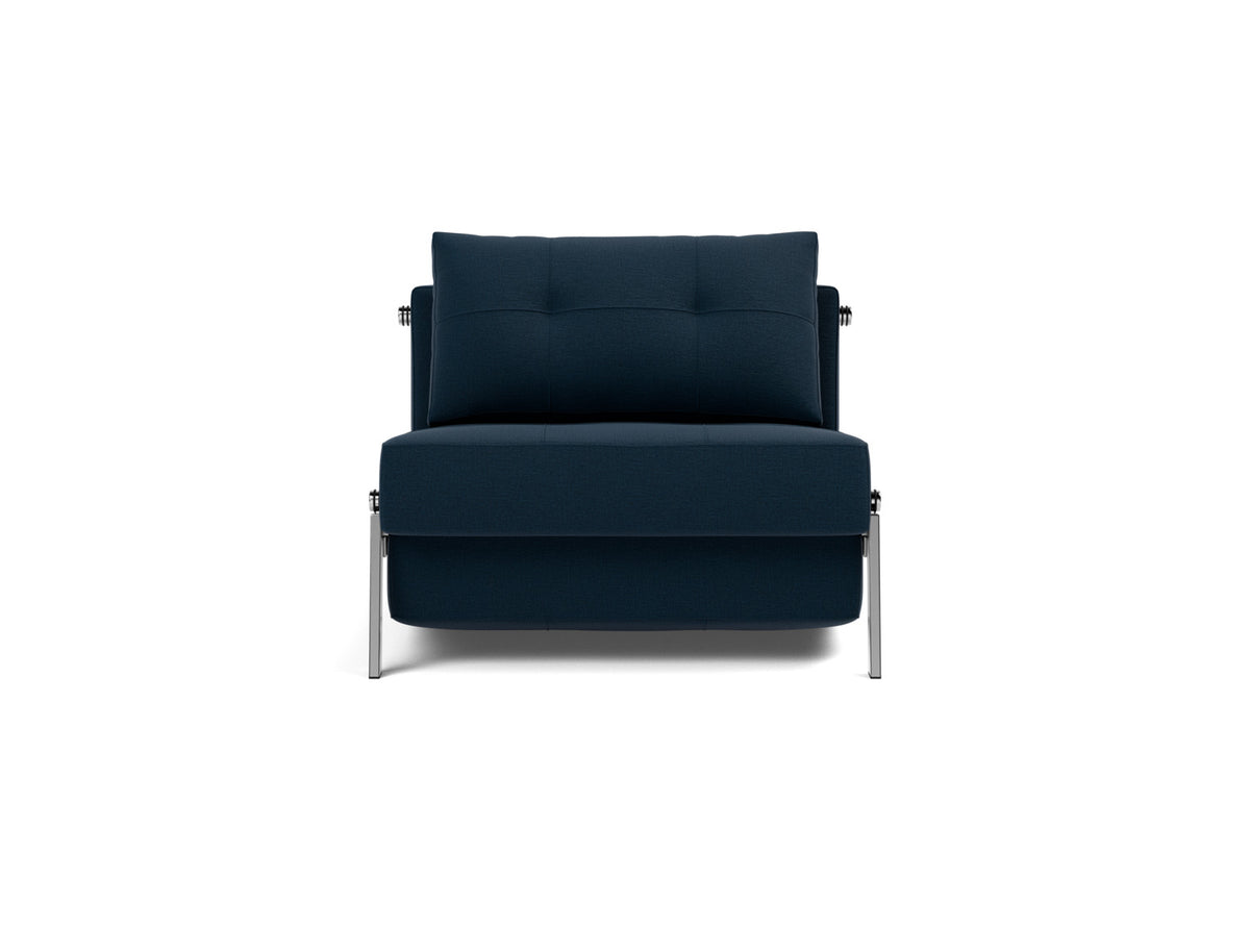 CUBED Chair Bed Chrome 90x200CM