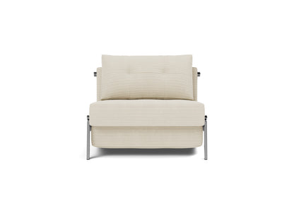 CUBED Chair Bed Chrome 90x200CM