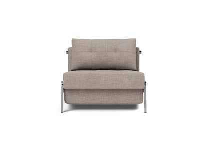 CUBED Chair Bed Chrome 90x200CM