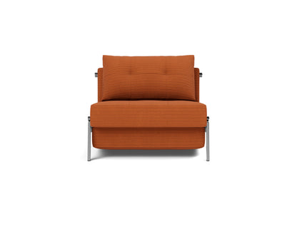 CUBED Chair Bed Chrome 90x200CM
