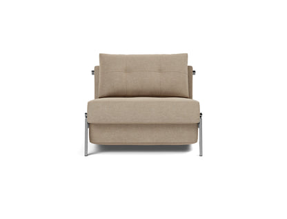 CUBED Chair Bed Chrome 90x200CM