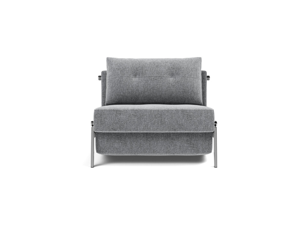CUBED Chair Bed Chrome 90x200CM
