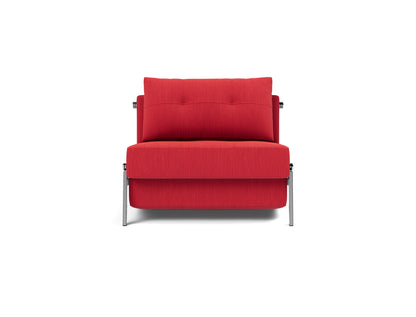 CUBED Chair Bed Chrome 90x200CM