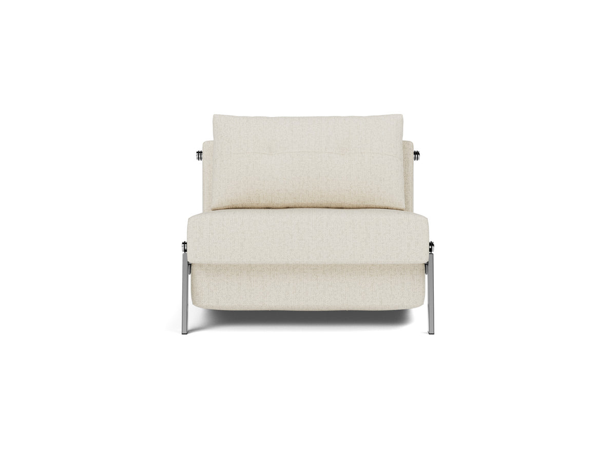 CUBED Chair Bed Chrome 90x200CM