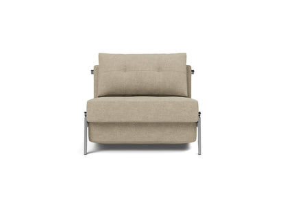 CUBED Chair Bed Chrome 90x200CM