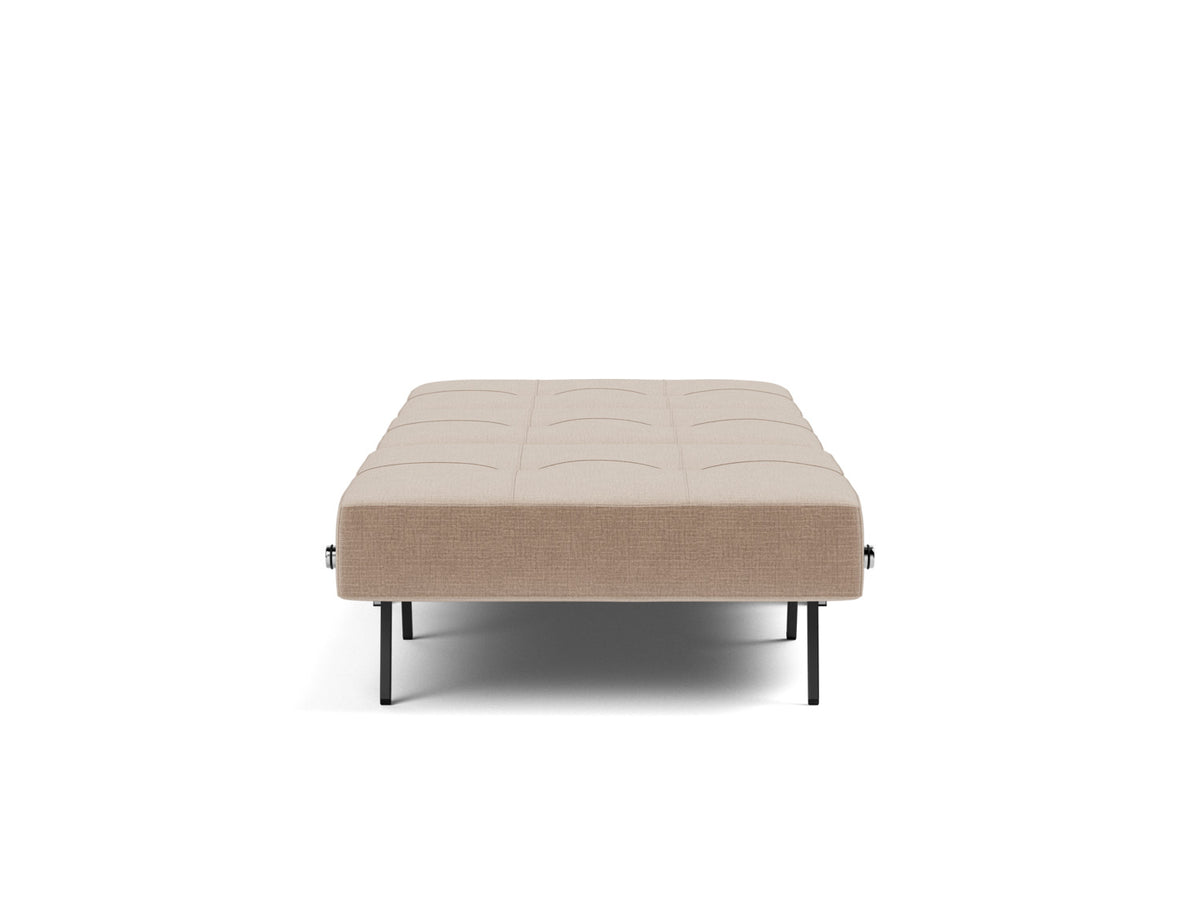 CUBED Chair Bed Chrome, bed position