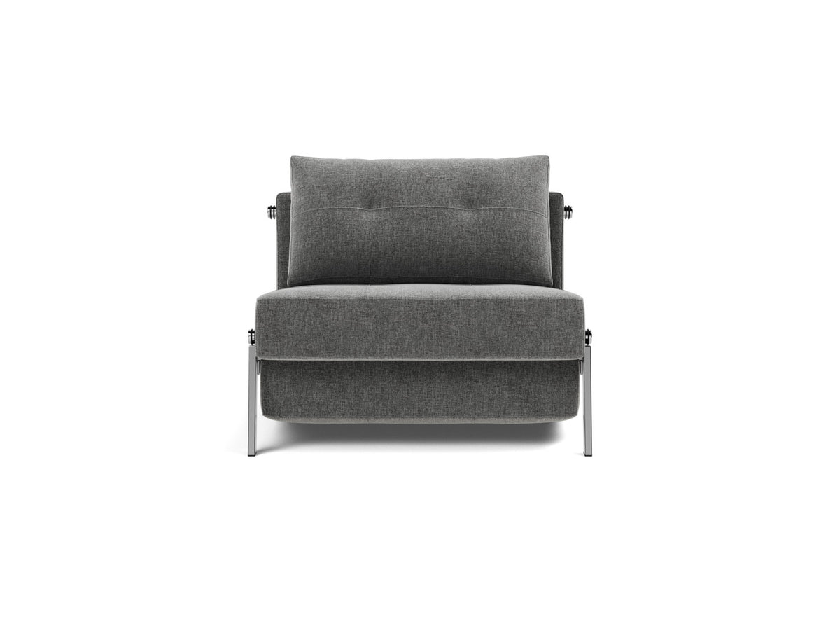 CUBED Chair Bed Chrome 90x200CM