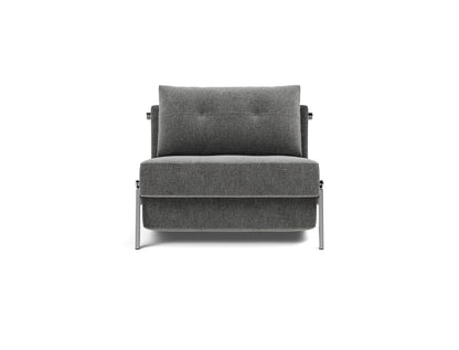 CUBED Chair Bed Chrome 90x200CM