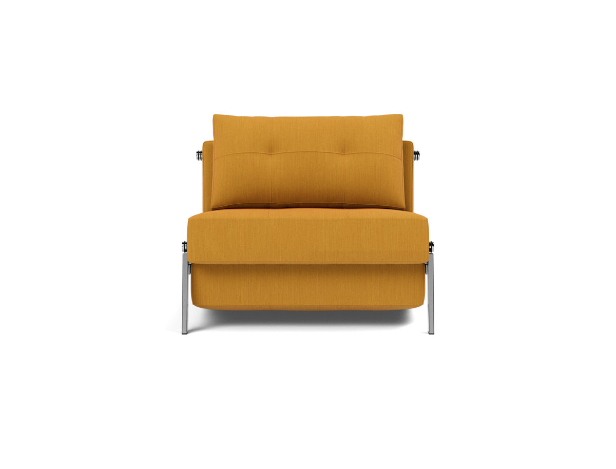 CUBED Chair Bed Chrome 90x200CM