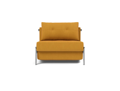 CUBED Chair Bed Chrome 90x200CM