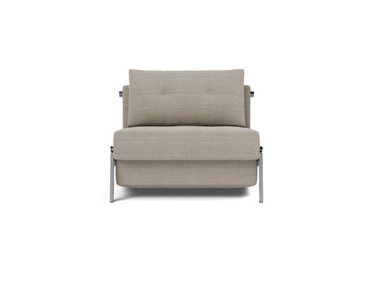 CUBED Chair Bed Chrome 90x200CM