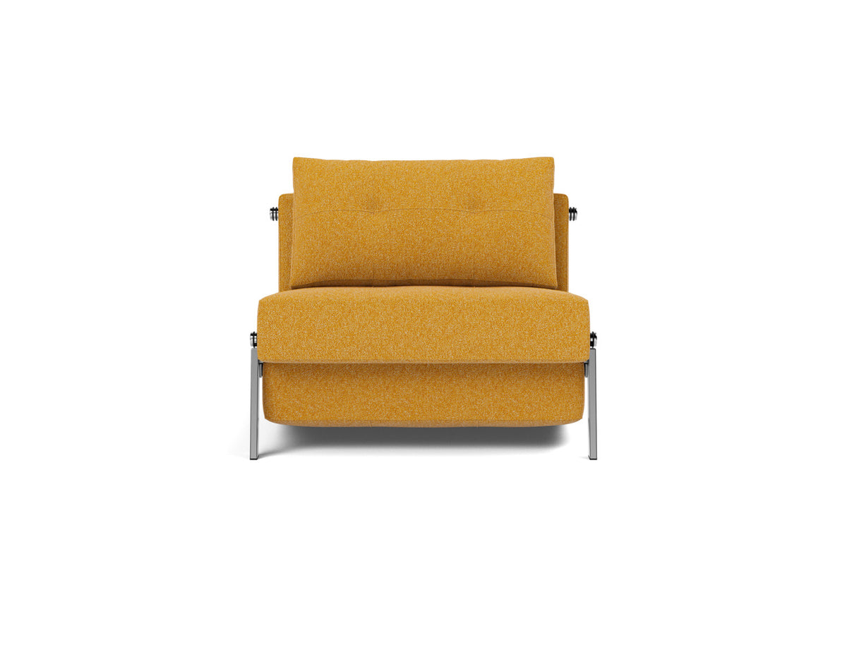 CUBED Chair Bed Chrome 90x200CM
