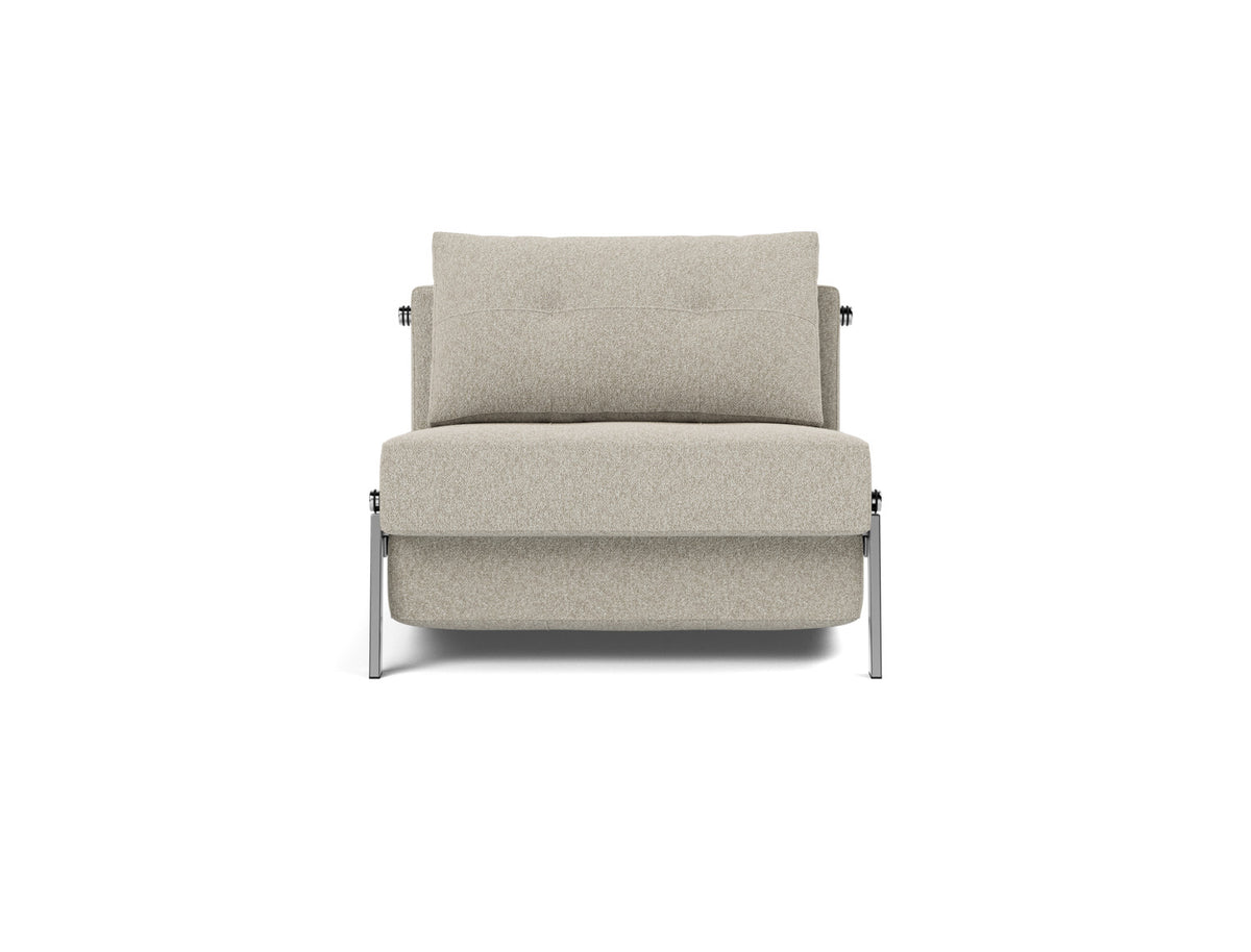 CUBED Chair Bed Chrome 90x200CM