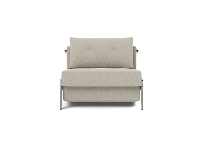 CUBED Chair Bed Chrome 90x200CM