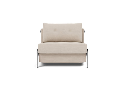 CUBED Chair Bed Chrome 90x200CM