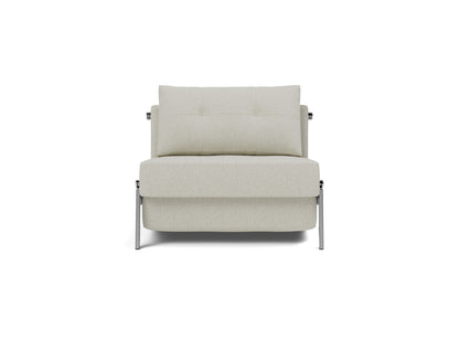 CUBED Chair Bed Chrome 90x200CM
