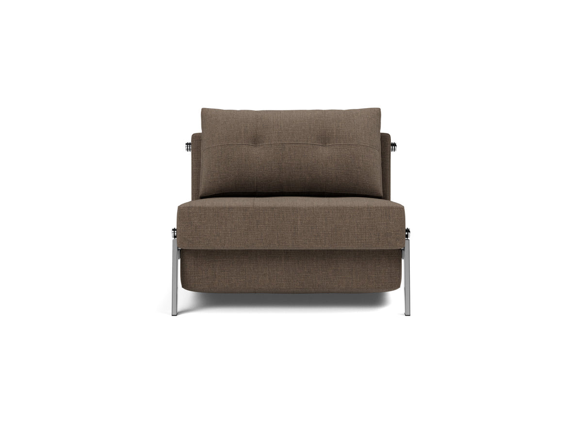 CUBED Chair Bed Chrome 90x200CM