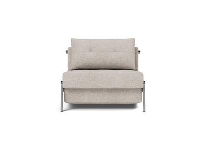 CUBED Chair Bed Chrome 90x200CM