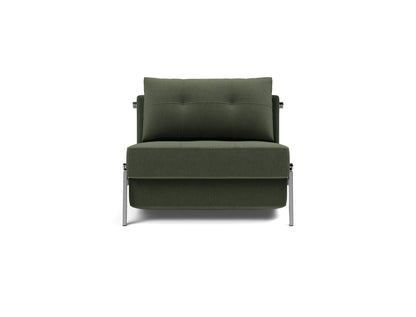 CUBED Chair Bed Chrome 90x200CM