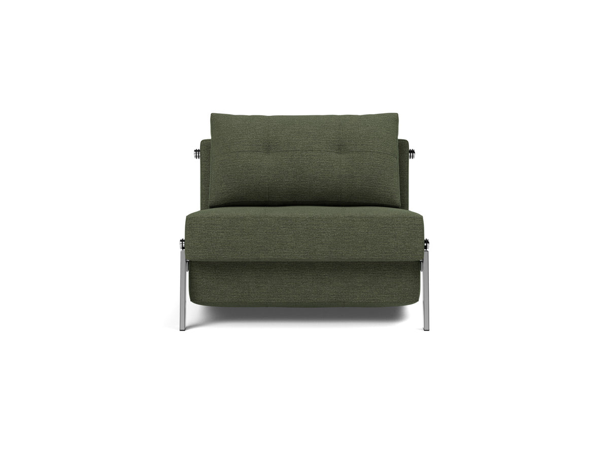CUBED Chair Bed Chrome 90x200CM