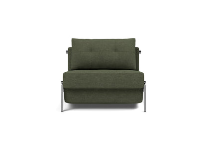 CUBED Chair Bed Chrome 90x200CM