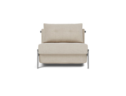 CUBED Chair Bed Chrome 90x200CM