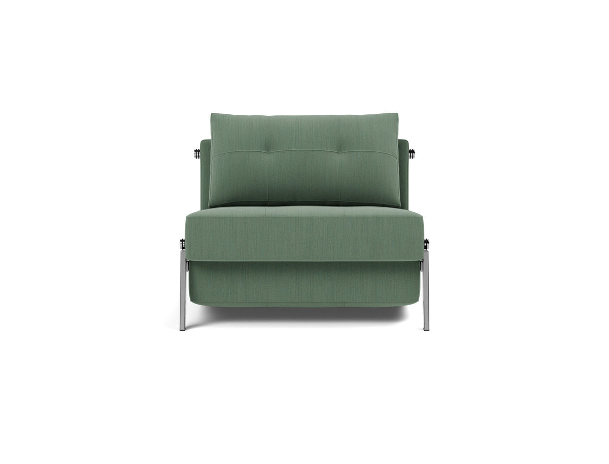 CUBED Chair Bed Chrome 90x200CM