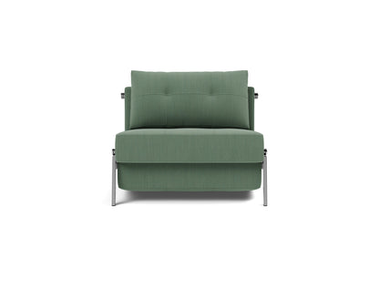 CUBED Chair Bed Chrome 90x200CM