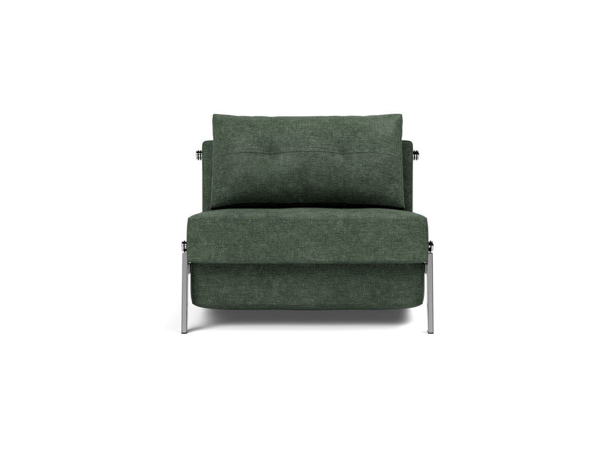 CUBED Chair Bed Chrome 90x200CM