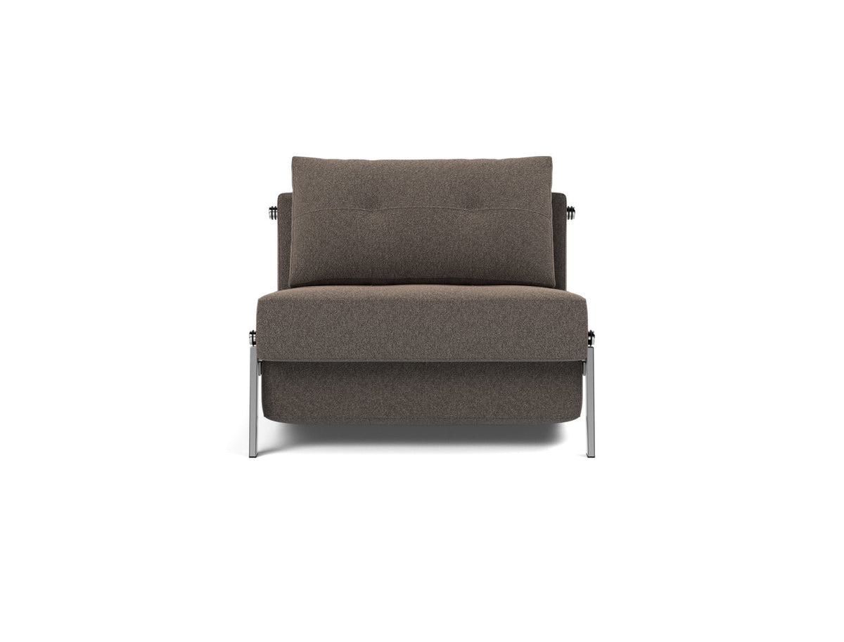 CUBED Chair Bed Chrome 90x200CM