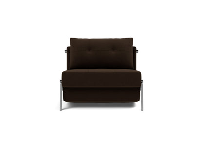 CUBED Chair Bed Chrome 90x200CM