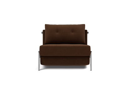 CUBED Chair Bed Chrome 90x200CM