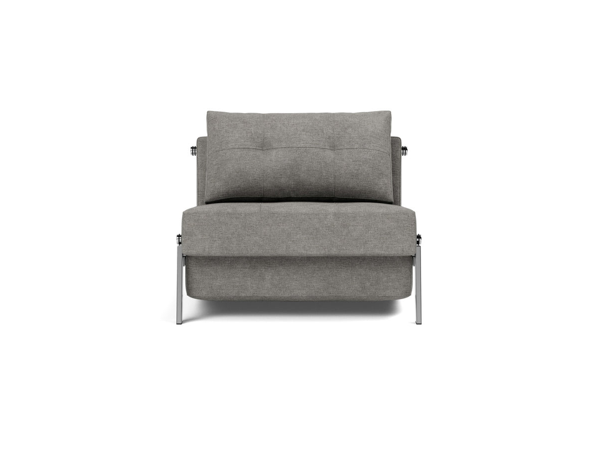 CUBED Chair Bed Chrome 90x200CM