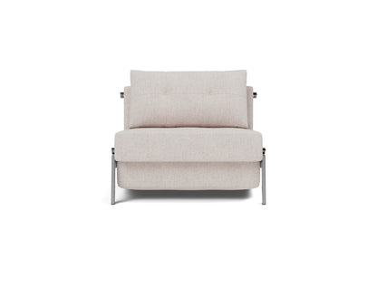 CUBED Chair Bed Chrome 90x200CM