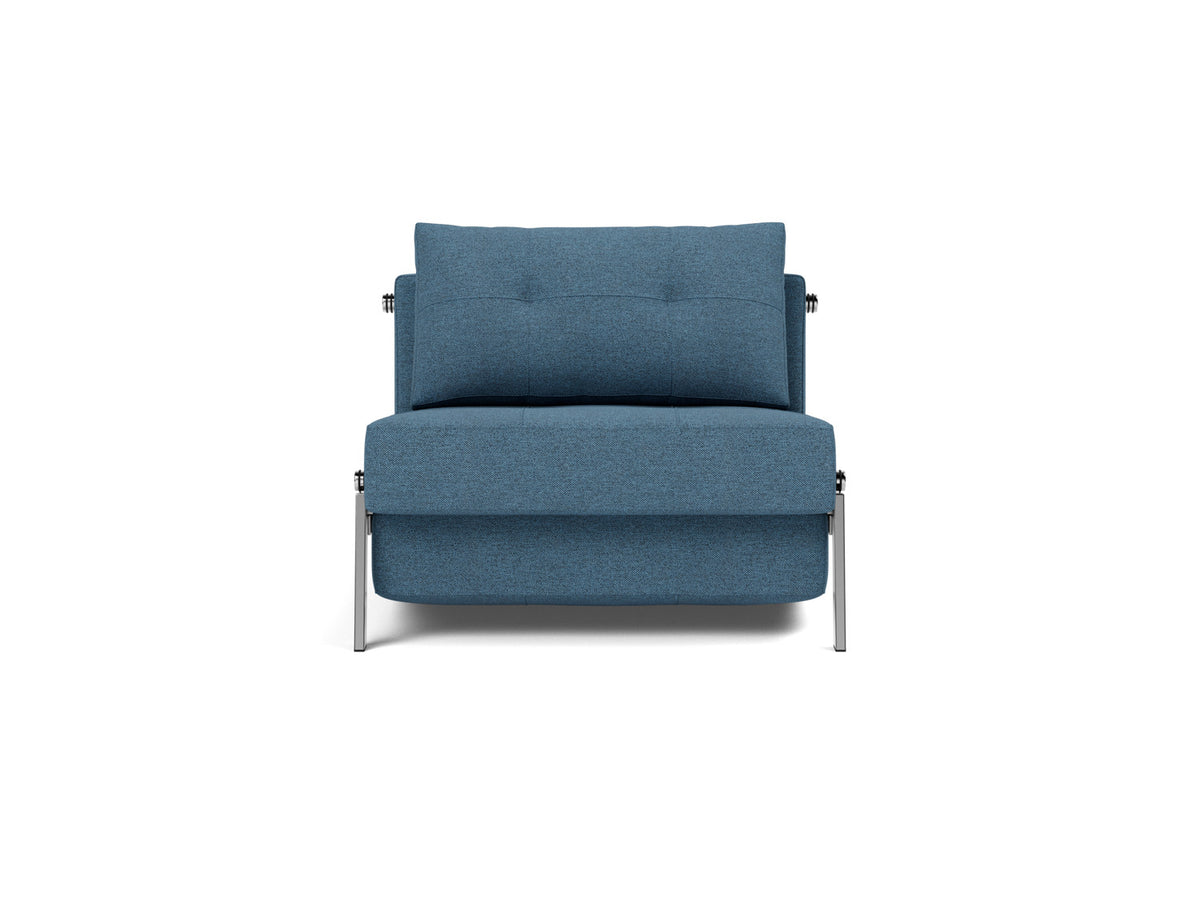 CUBED Chair Bed Chrome 90x200CM